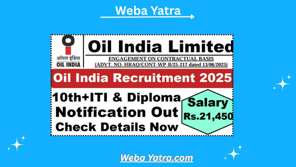 Oil India Limited Recruitment 2025