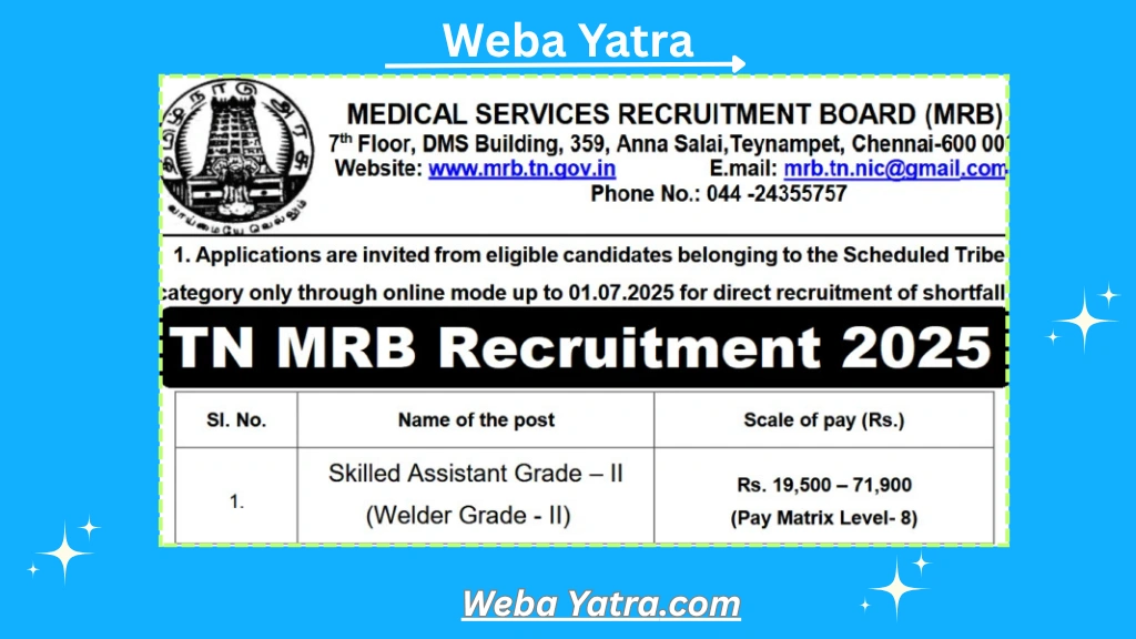 TN MRB Recruitment 2025